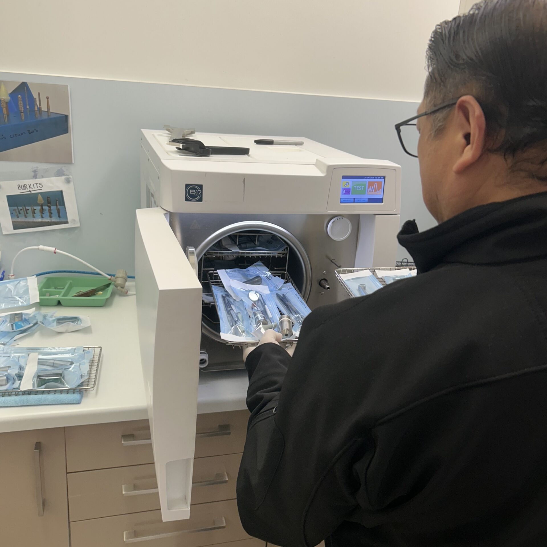 Photo #1 - Tech doing Validation